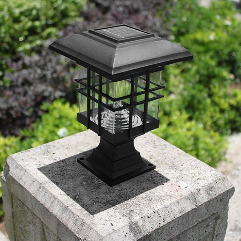 뜨거운 태양 게시물 열 램프 방수 풍경 정원 태양 빛 LED 야외 게시물 갑판 모자 열 울타리 램프
